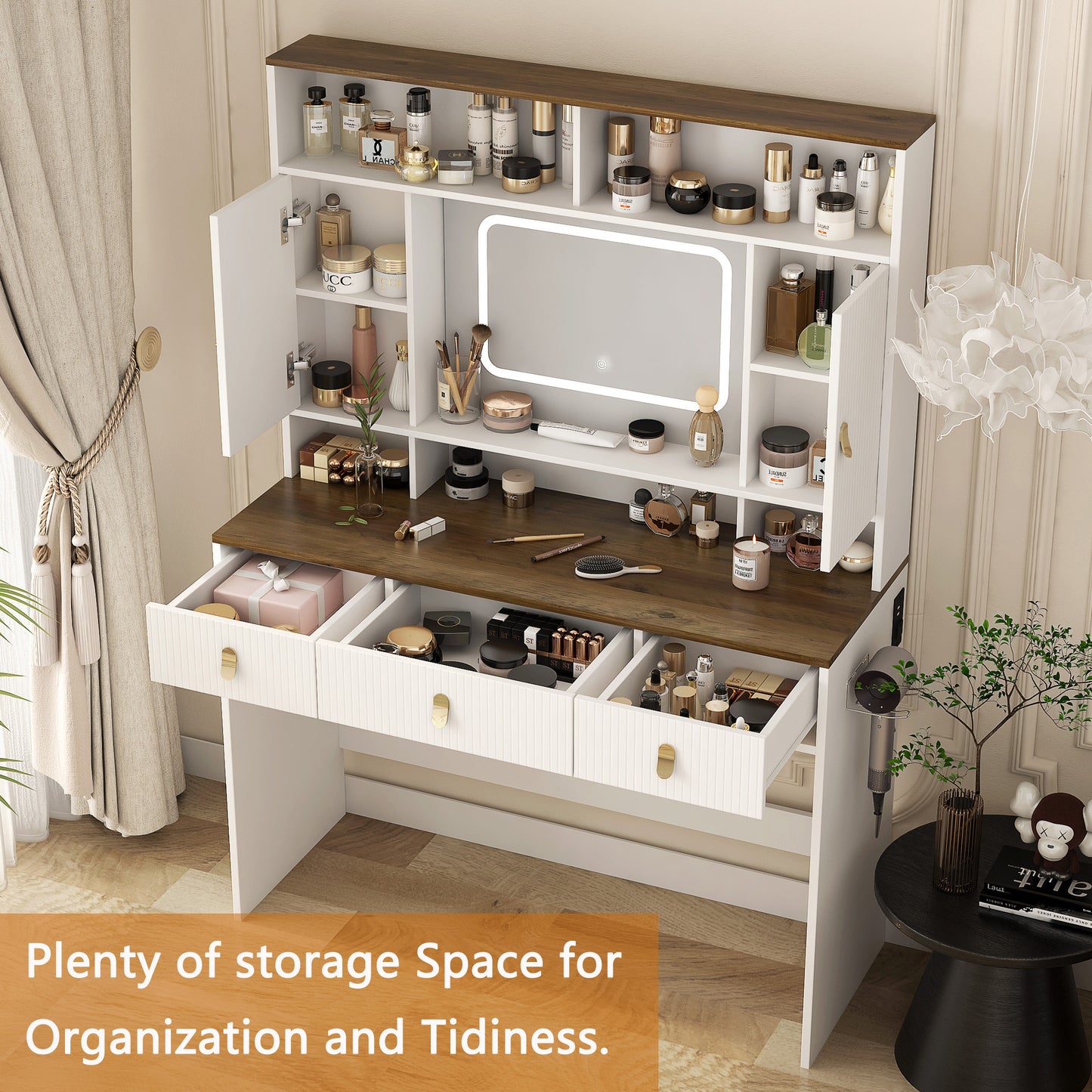 Viva Elite Margaux Farmhouse Vanity Set – The Future of Beauty Sanctuary Design