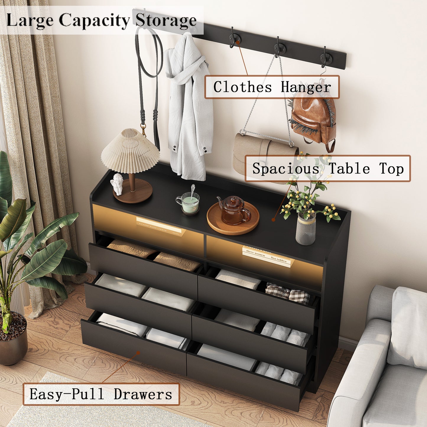 Viva Atelier Serenade Modern Sideboard & Storage Cabinet