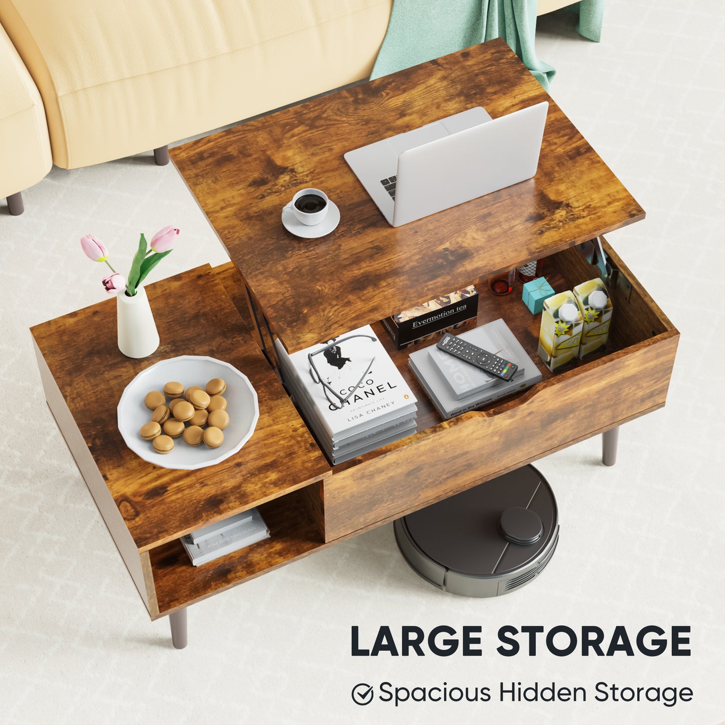 Luxury Modern Coffee Table for Living Room - Elegant & Functional Centerpiece