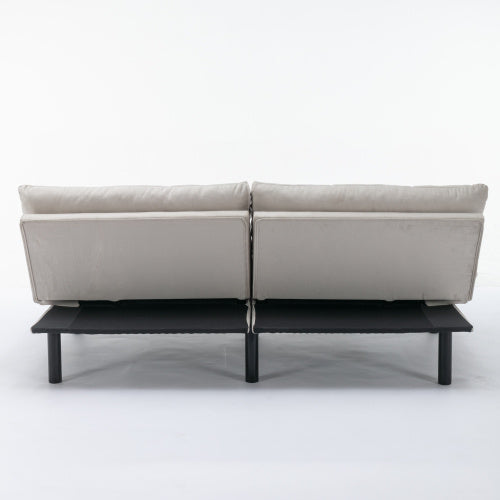 Viva Élan Cream Convertible Folding Sofa Bed