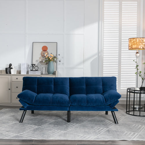 Viva Urban Comfort Collection: Navy Blue Convertible Sofa Bed
