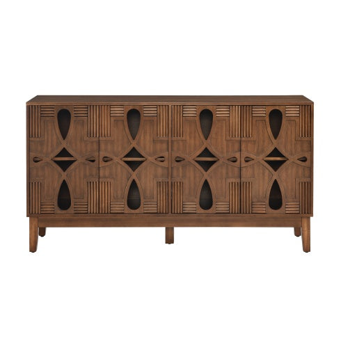 Viva Storage Series: 60.5” Mid-Century Modern Buffet Sideboard