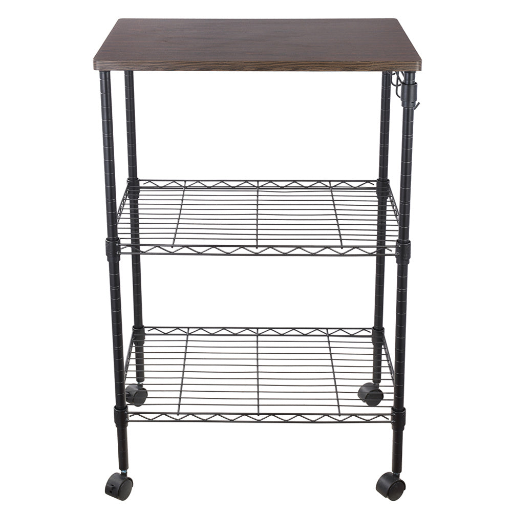 Viva Elite Mobile Utility Cart with Wooden Canopy – The Future of Adaptive Storage