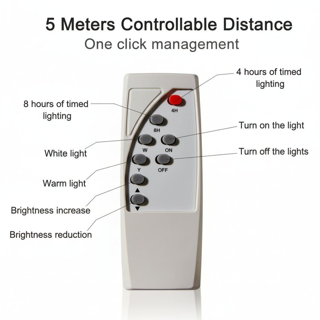 remote control for black solar pillar lights