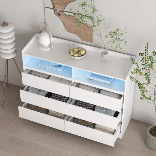 Viva Elite 6-Drawer LED Vanity Collection - The Future of Illuminated Beauty