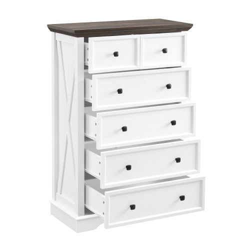 Viva Elite Elegant Fiberboard 6-Drawer Vanity Collection - The Future of Refined Functionality