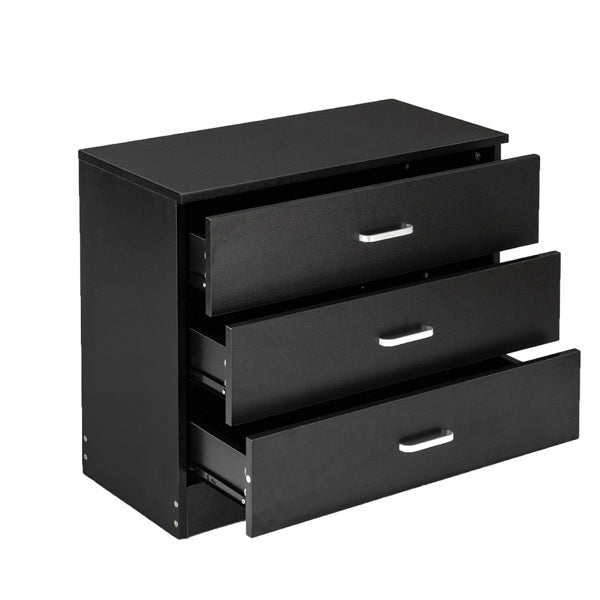 Viva Noire Bedside Table – Black Elegance for Modern Nights
