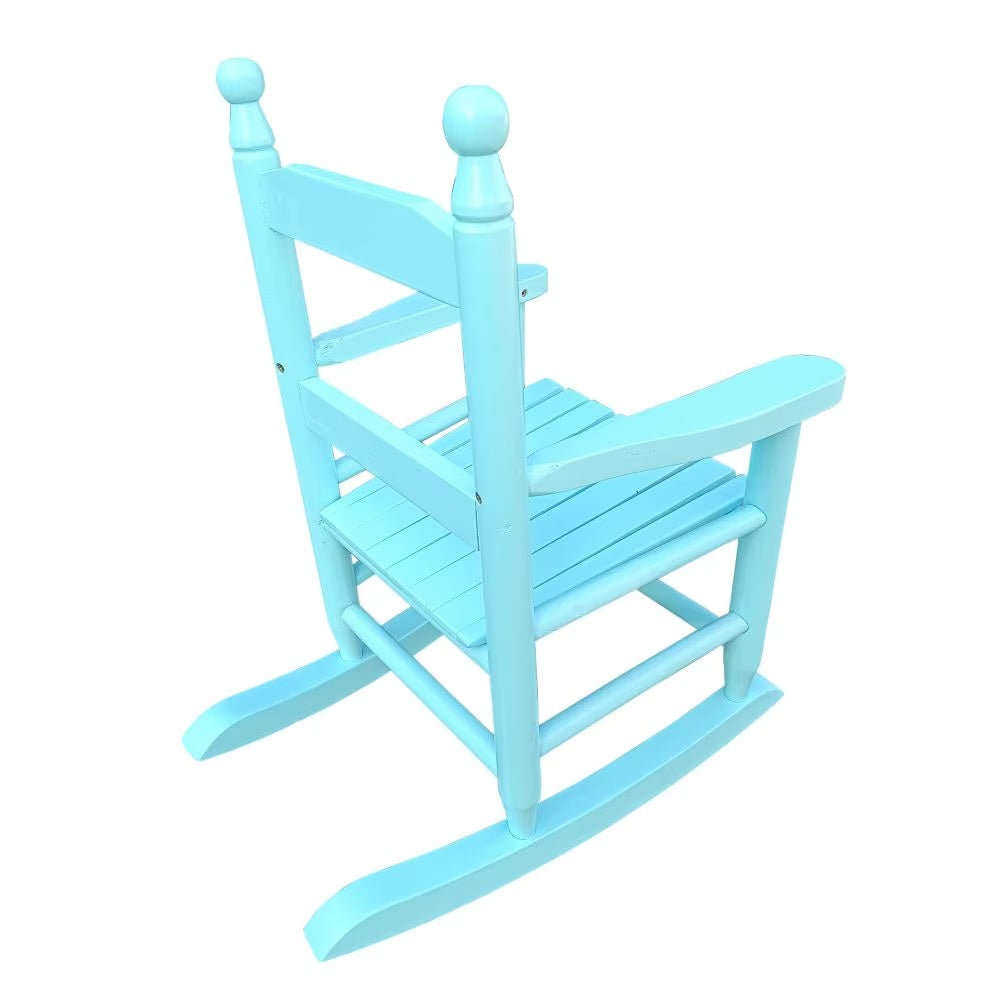 Viva Sprout Light Blue Children’s Rocking Oak Chair