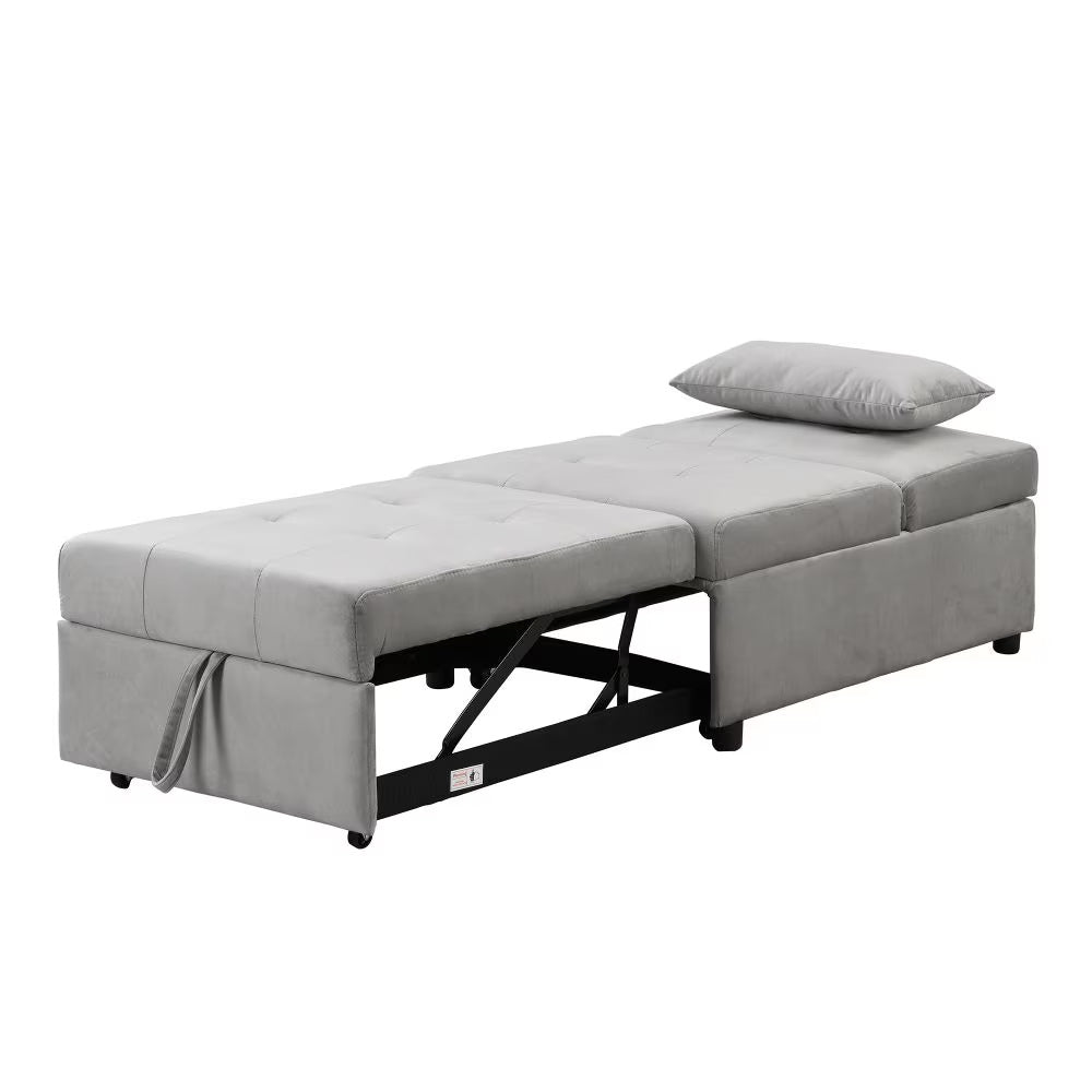 Viva Elite Modulé Graphite Grey Folding Ottoman Sofa Bed - The Future of Modular Elegance