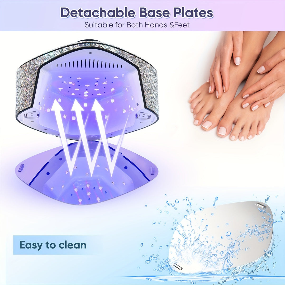 Rechargeable UV Lamp for Nails – Fast, Efficient Gel Curing & Stylish Design