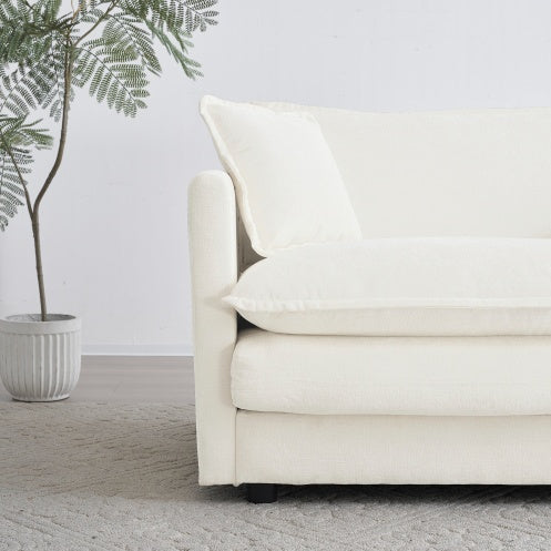 Viva Aurora Modern Fabric Loveseat Sofa