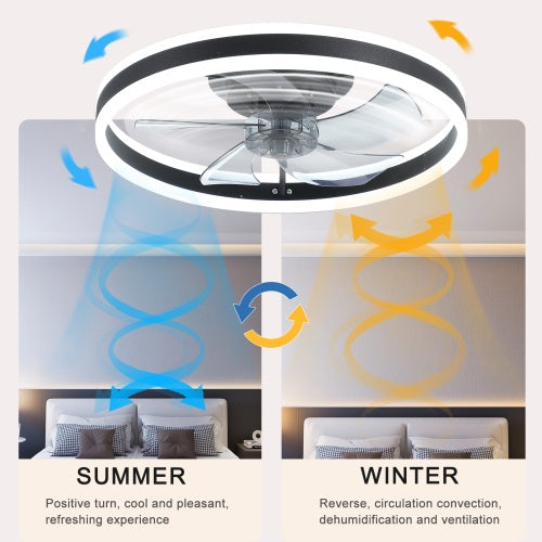 Modern Ceiling Fan with Dimmable LED Lights & Remote Control – Smart, Stylish, and Energy-Efficient