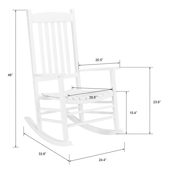 Viva Atelier Ondine Wave Rocking Chair