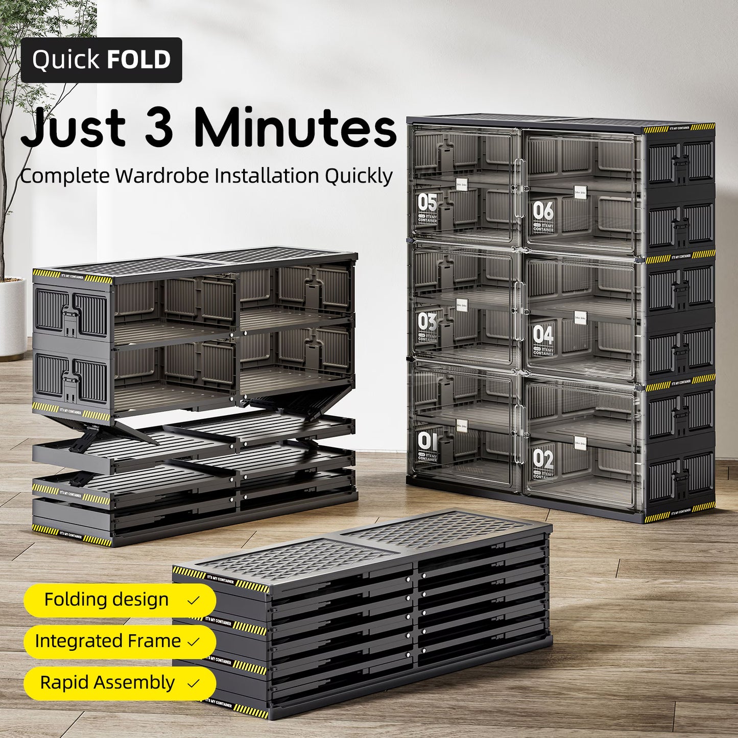 Premium Stackable Shoe Storage Cabinet – Sleek & Smart Organization for Your Home
