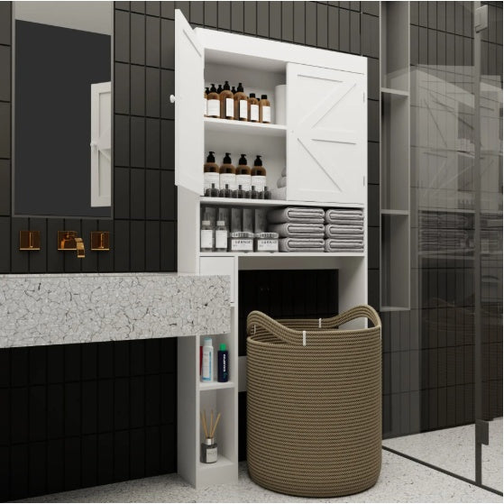 Viva Elite Farmhouse Bathroom Cabinet – The Future of Space-Saving Elegance