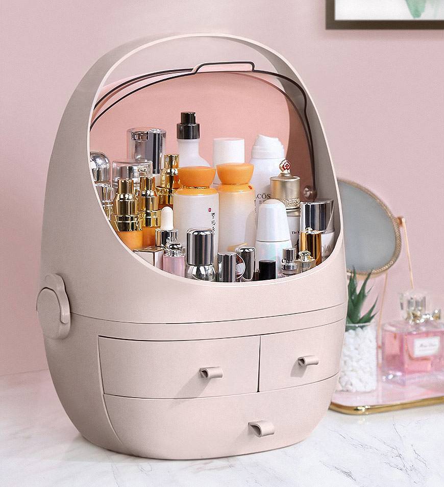 Viva Bellezza Collection: Viva Bellezza CrystalGuard Waterproof Cosmetic Organizer