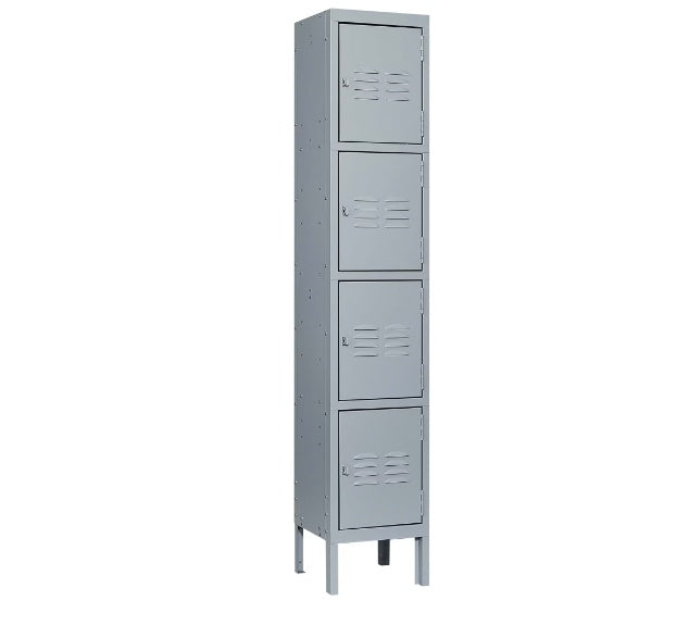Viva Atelier Argent Industrial Metal Lockers with Locks