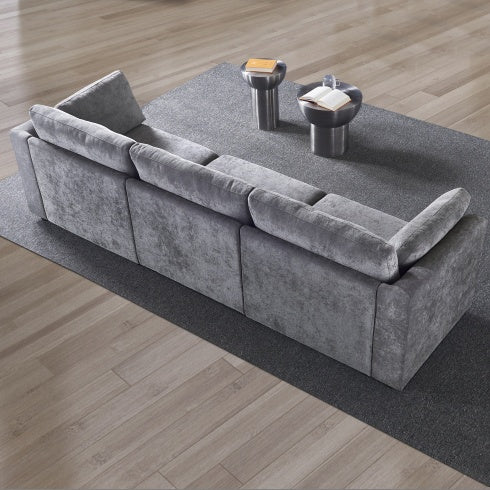 Viva Astrid Modular Sofa in Grey Chenille