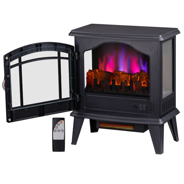 Zokop 20-Inch Electric Fireplace Heater - Elegant & Efficient Home Heating Solution