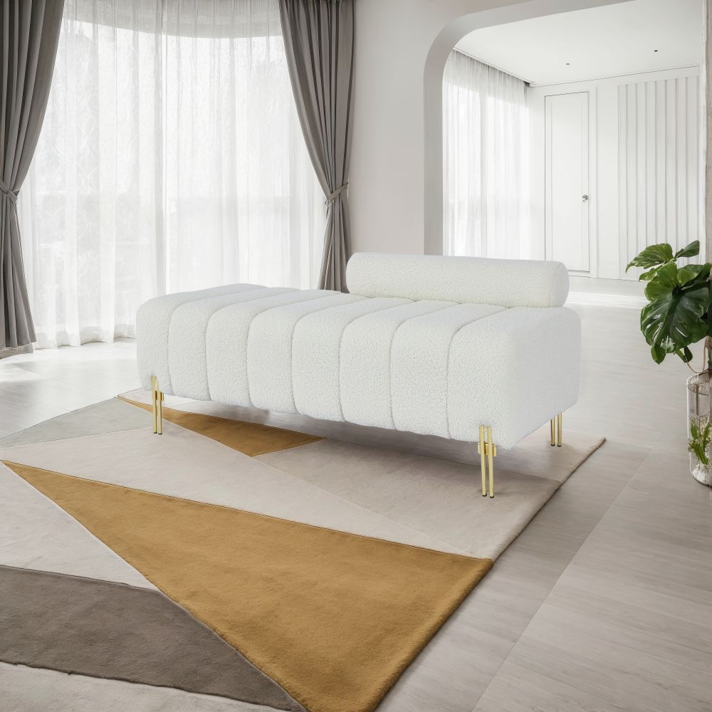 Viva Smart Living Collection: Teddy Velvet Bench