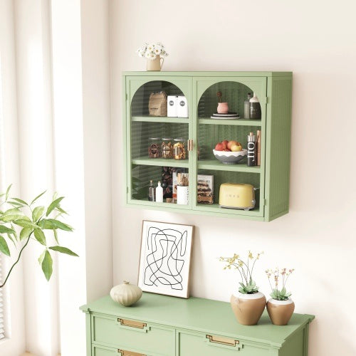 Viva Verdea Two-Door Glass Wall Cabinet