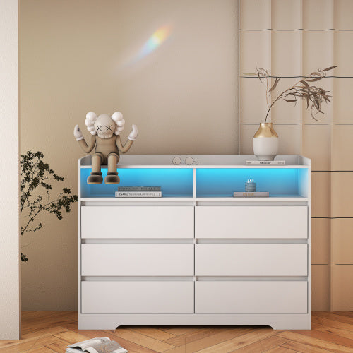 Viva Elite 6-Drawer LED Vanity Collection - The Future of Illuminated Beauty