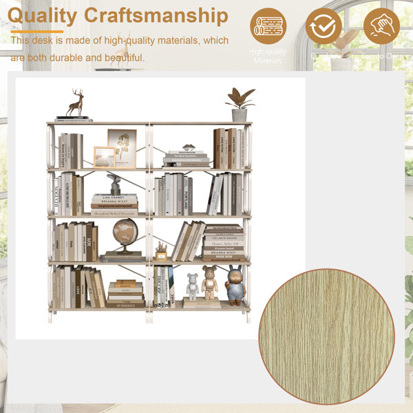 The Viva 5-Tier Industrial Bookshelf – Raw Structure, Refined Purpose