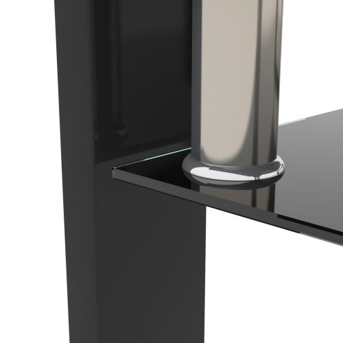 Viva Elite Rectangular Black Glass Coffee Table – The Future of Dramatic Elegance