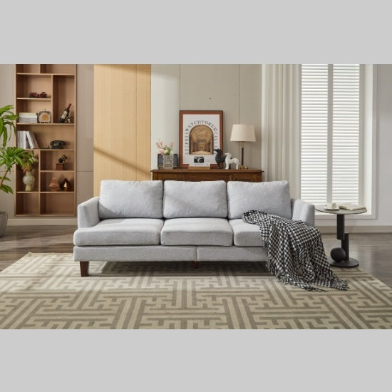 Viva Elite Verdant Light Green USB-Ready Sectional Sofa - The Future of Connected Living