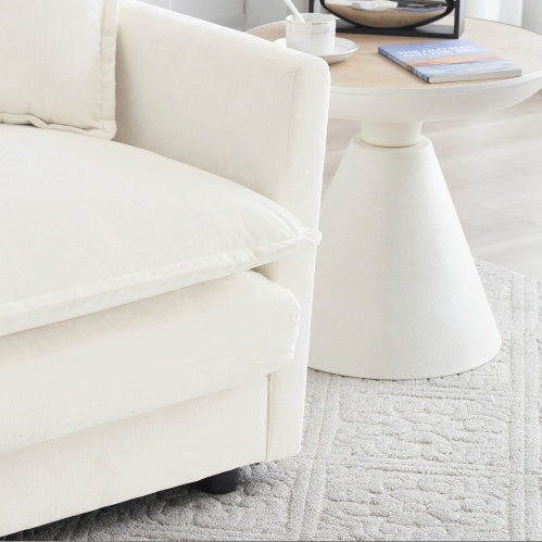 Viva Elite Solenne Mid-Century Modern 3-Seater Sofa - The Future of Timeless Design