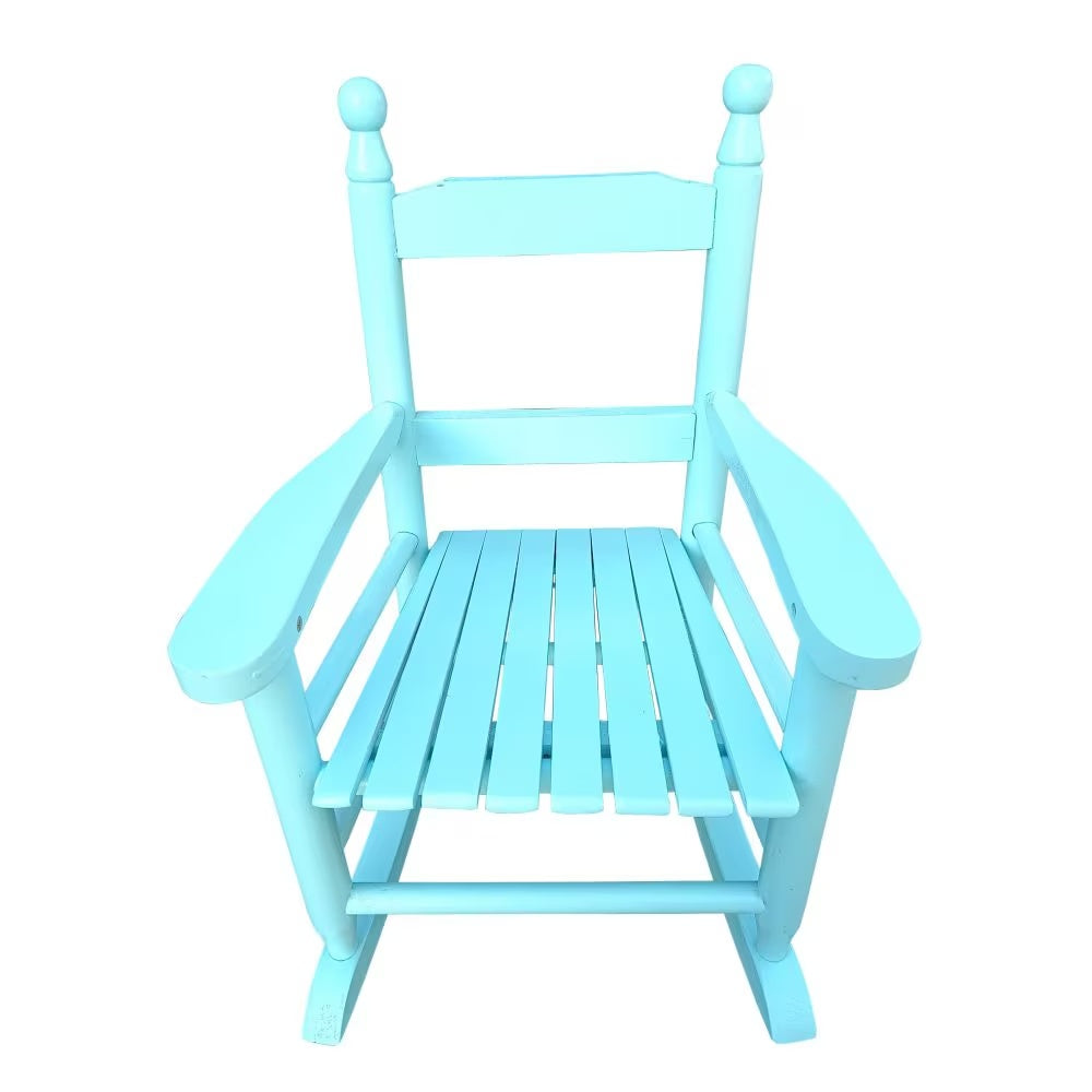 Viva Sprout Light Blue Children’s Rocking Oak Chair