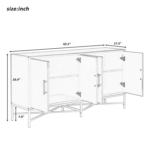 Viva Xénon Four-Door Cabinet