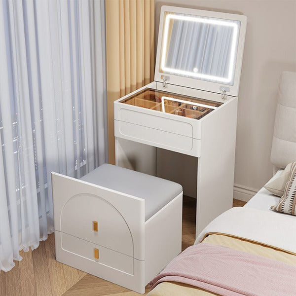 Viva Elite 3-in-1 Compact Vanity Set with Flip Mirror - The Future of Space-Smart Beauty