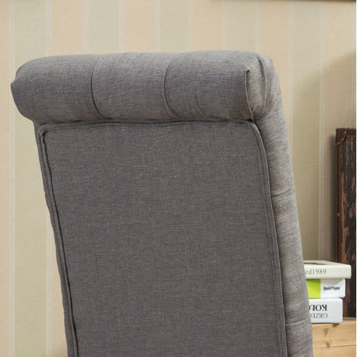 Viva Vanity Habit Solid Wood Tufted Parsons Dining Chair (Set of 2)
