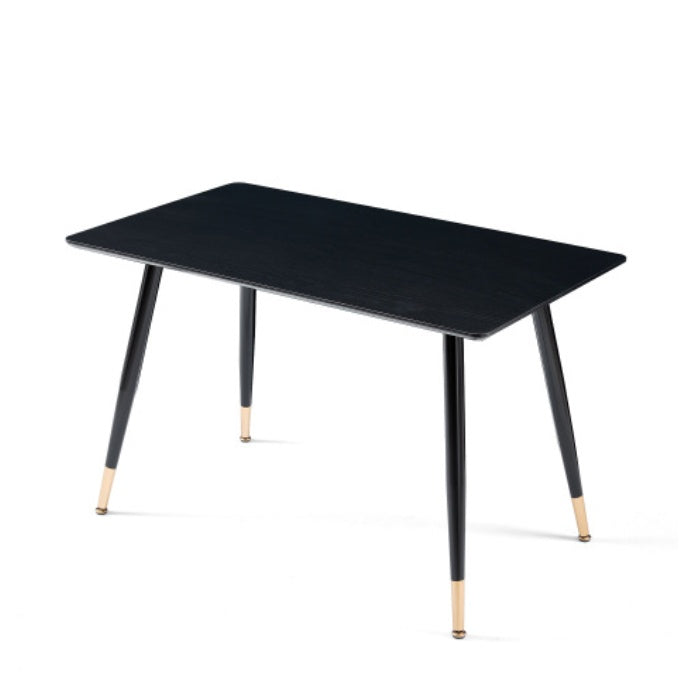 Viva Obsidian Black Modern Kitchen Dining Table