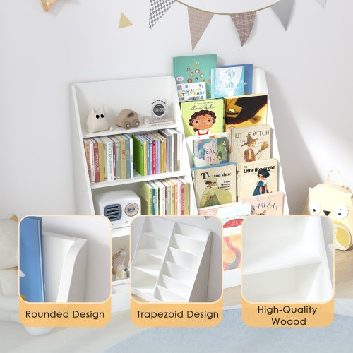 Viva Sprout 4-Tier Children’s Bookcase & Toy Storage Organizer