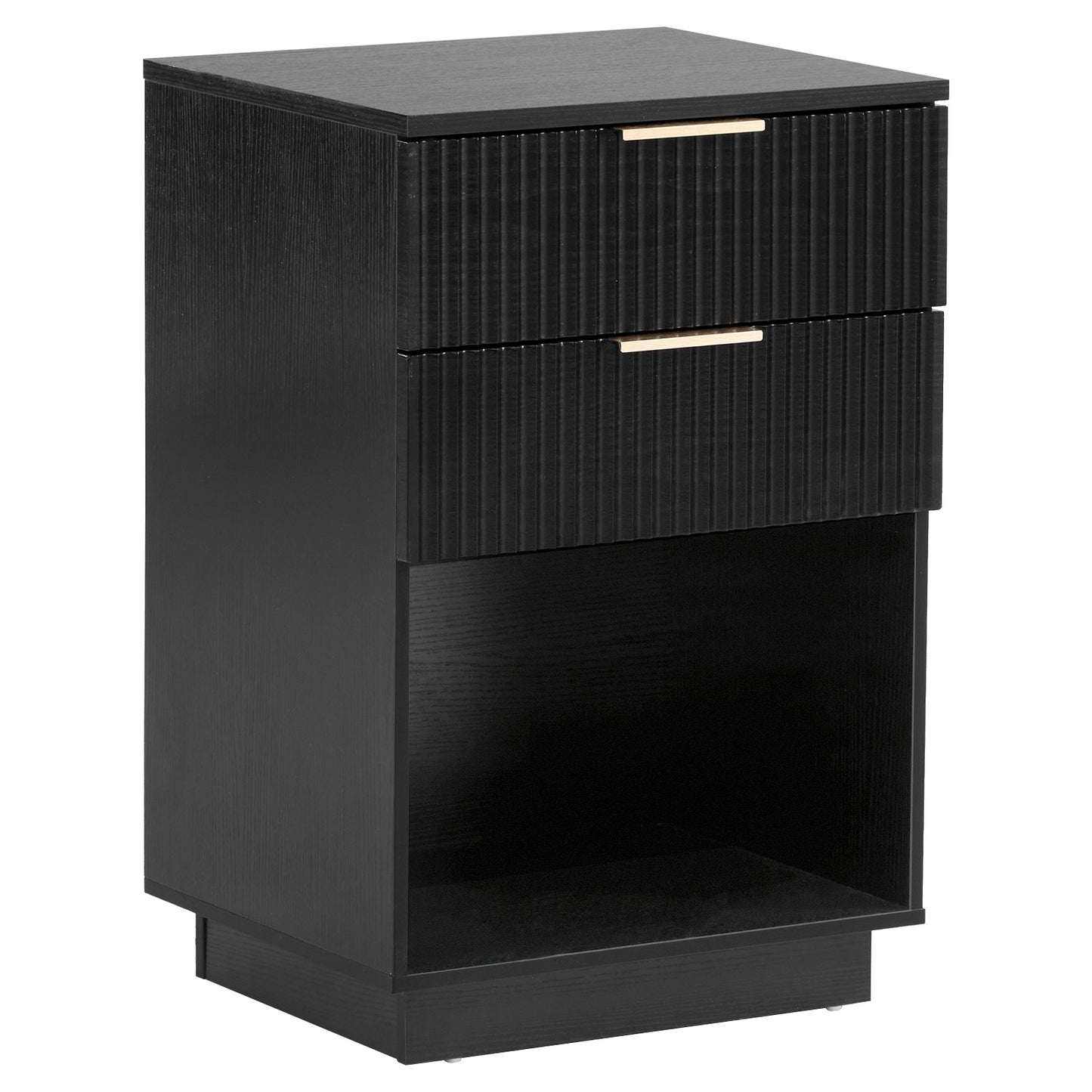Viva Wave Noir Bedside Cabinet