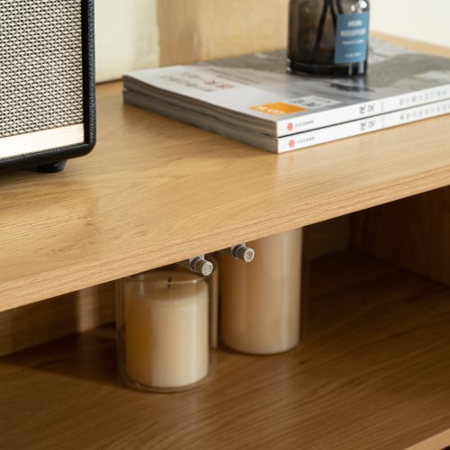 Modern Fiberboard Groove Storage Cabinet β Smart Organization for Your Home
