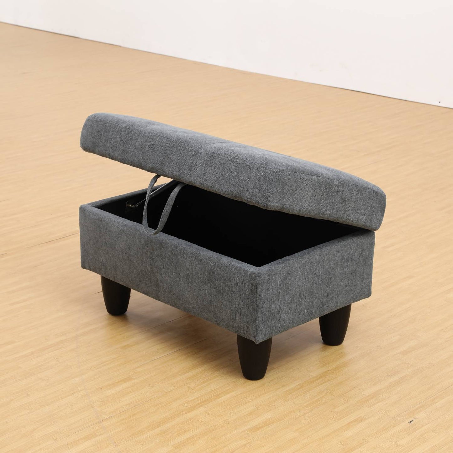 Viva Elite Fumo Dark Grey Flannel Sofa & Ottoman - The Future of Modular Living