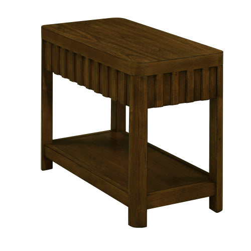 Rustic 25-Inch Rectangular Farmhouse Coffee Table with Storage Rack – Stylish & Functional for Living Rooms