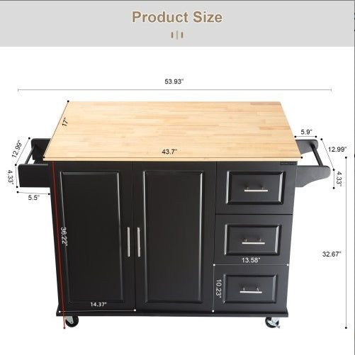 Viva Kitchen Atelier Collection: Siena Mobile Island Trolley