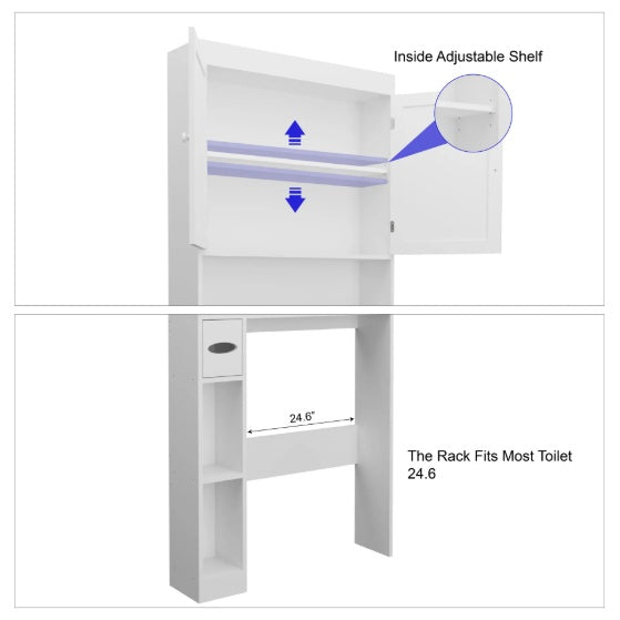 Viva Elite Farmhouse Bathroom Cabinet – The Future of Space-Saving Elegance