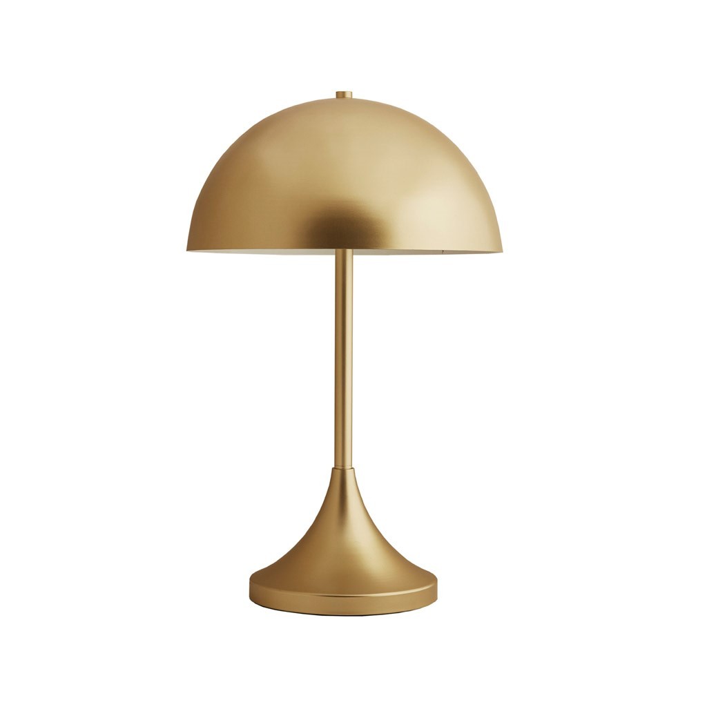Dome-Shaped 2-Light Metal Table Lamp - Modern Elegance for Any Space