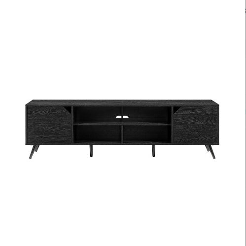 Viva Noir 2-Door Minimalist TV Stand