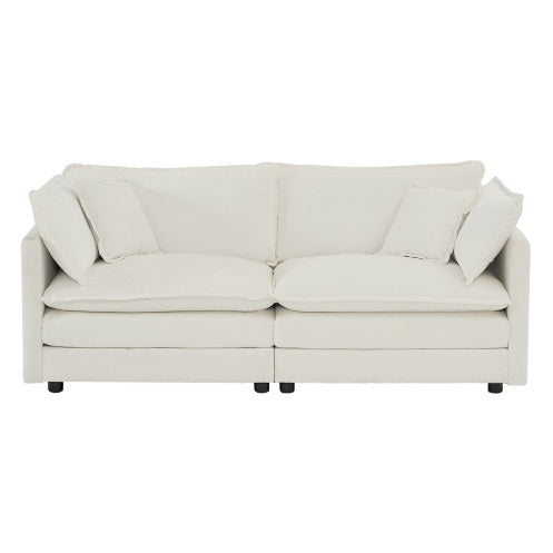 Viva Aurora Modern Fabric Loveseat Sofa
