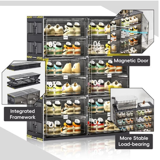 The Viva Stack 6-Layer Shoe Cabinet – Structure for the Modern Sole Collector