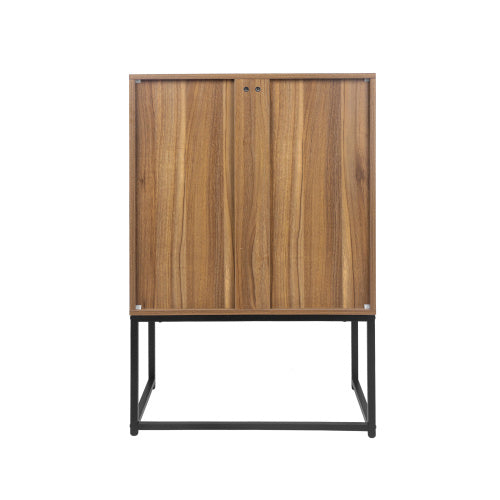 Natural Rattan Cabinet with Built-in Adjustable Shelves – Timeless Elegance for Your Home