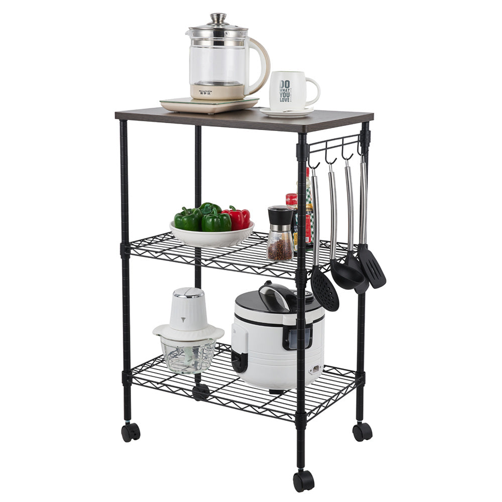 Viva Elite Mobile Utility Cart with Wooden Canopy – The Future of Adaptive Storage