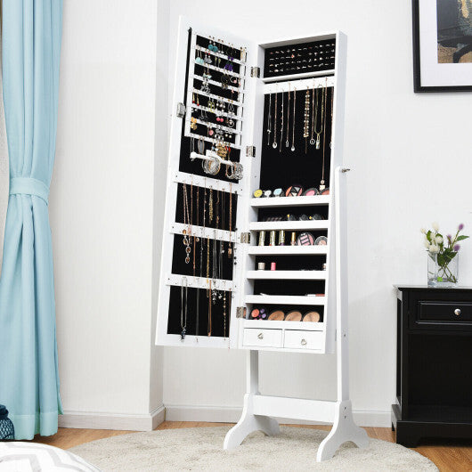 Viva Elite Lumière Lockable Mirrored Jewelry Armoire – The Future of Pristine Security