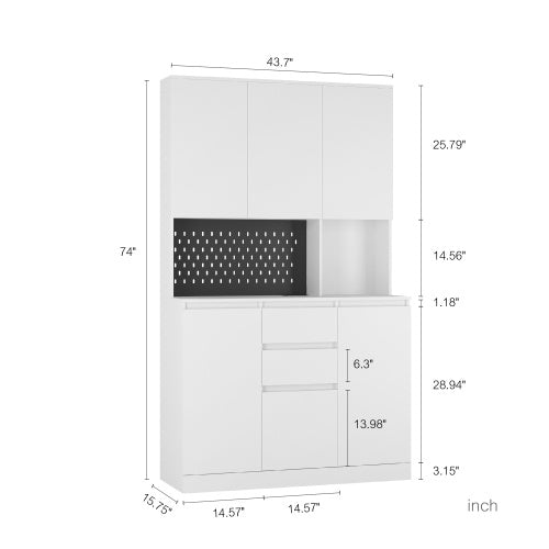 Viva Smart Living Collection: 74" Kitchen Storage Cabinet